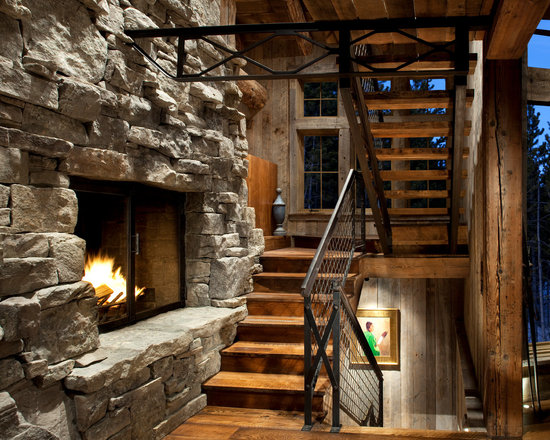Staircase Fireplace