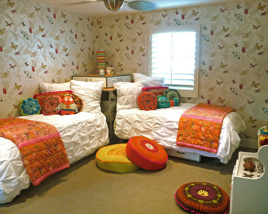 Colorful Butterfly Girl S Room